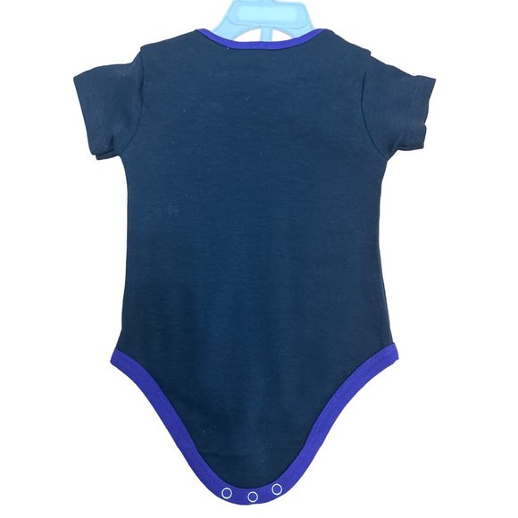 NFL Team Apparel for Kids 100% Cotton Black Baltimore Ravens Onsie For Infants S - Picture 2 of 5